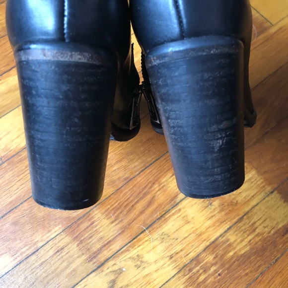 All Saints Black Ankle Boots, Size 6 - Picture 3 of 7